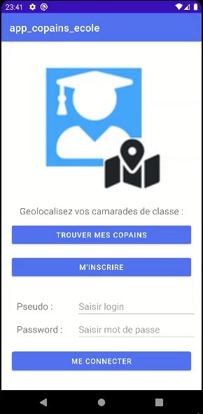 App Copains Ecole